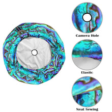 Load image into Gallery viewer, Abalone Spare Tire Cover with Backup Camera Hole (32 Inch)
