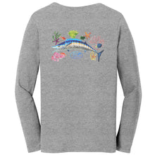 Load image into Gallery viewer, Reel Mermaid Wahoo Long Sleeve