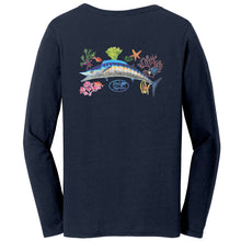 Load image into Gallery viewer, Reel Mermaid Wahoo Long Sleeve