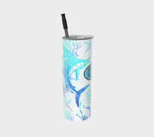 Load image into Gallery viewer, Grand Slam White Skinny Tumbler