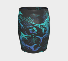 Load image into Gallery viewer, Gland Slam Black Fitted Skirt