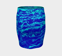 Load image into Gallery viewer, Royal Mermaflage Fitted Skirt