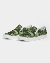 Load image into Gallery viewer, Green Saltwater Camo Men's Slip-On Canvas Shoe