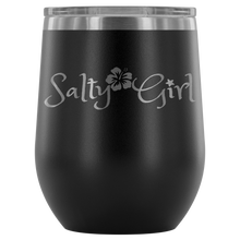Load image into Gallery viewer, Salty Girl Stainless Steel Wine Tumbler (12 Color Options)
