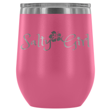 Load image into Gallery viewer, Salty Girl Stainless Steel Wine Tumbler (12 Color Options)