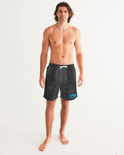 Load image into Gallery viewer, Fin Stalkers Fish Scale Grey Men's Swim Trunk