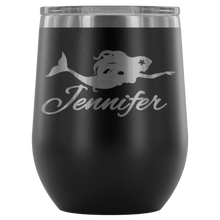 Load image into Gallery viewer, Custom Mermaid Wine Tumbler - Island Mermaid Tribe