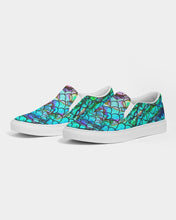 Load image into Gallery viewer, Mermaid Blues Women's Slip-On Canvas Shoe