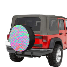 Load image into Gallery viewer, Pink Mermaid Scale 34 Inch Spare Tire Cover - Island Mermaid Tribe