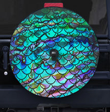 Load image into Gallery viewer, Mermaid Scale Tire Cover
