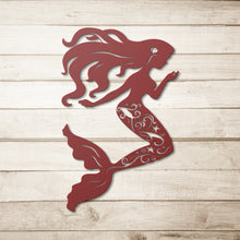 Load image into Gallery viewer, Mermaid Metal Art