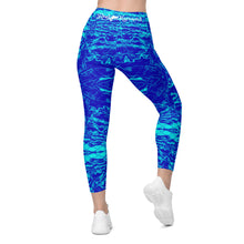 Load image into Gallery viewer, Royal Mermaflage High-Waisted Leggings with pockets