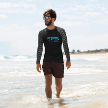 Load image into Gallery viewer, Grey Fin Stalkers Fish Scale Men's Rash Guard