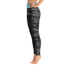 Load image into Gallery viewer, Grey Mermaflage Yoga Leggings