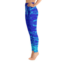 Load image into Gallery viewer, Royal Mermaflage Yoga Leggings