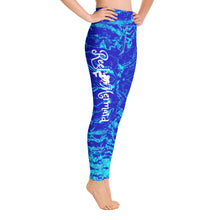 Load image into Gallery viewer, Royal Mermaflage Yoga Leggings