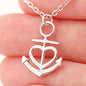 Heart and Anchor Necklace
