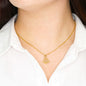 Heart and Anchor Necklace