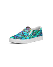 Load image into Gallery viewer, Mermaid Blues Women's Slip-On Canvas Shoe