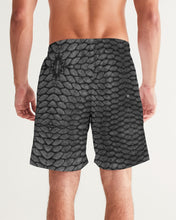 Load image into Gallery viewer, Fin Stalkers Fish Scale Grey Men's Swim Trunk