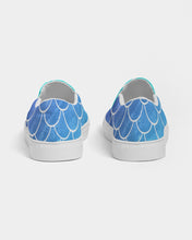 Load image into Gallery viewer, Ombre Blues Women's Slip-On Canvas Shoe
