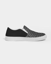 Load image into Gallery viewer, Fin Stalker Fish Scale Grey Men's Slip-On Canvas Shoe