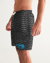 Load image into Gallery viewer, Fin Stalkers Fish Scale Grey Men's Swim Trunk