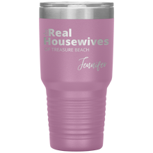 Load image into Gallery viewer, The Real Housewives 30 oz Tumbler with your location and name - Island Mermaid Tribe