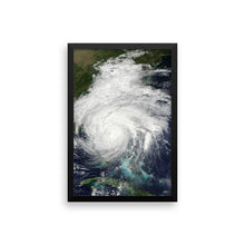 Load image into Gallery viewer, Framed Hurricane Matthew poster - Island Mermaid Tribe