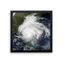 Load image into Gallery viewer, Framed Hurricane Matthew poster - Island Mermaid Tribe