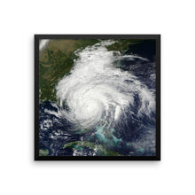 Load image into Gallery viewer, Framed Hurricane Matthew poster - Island Mermaid Tribe