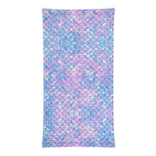 Load image into Gallery viewer, Mermaid Periwinkle Neck Gaiter