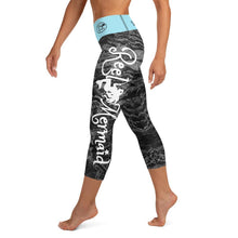 Load image into Gallery viewer, Grey Mermaflage Capri Leggings - Island Mermaid Tribe