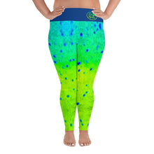 Load image into Gallery viewer, Mahi Print Plus Size Leggings - Island Mermaid Tribe
