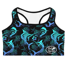 Load image into Gallery viewer, Grand Slam Sports bra - Island Mermaid Tribe