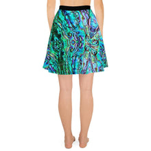 Load image into Gallery viewer, Abalone Print Skater Skirt - Island Mermaid Tribe