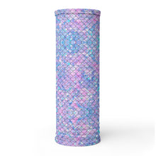 Load image into Gallery viewer, Mermaid Periwinkle Neck Gaiter