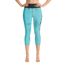 Load image into Gallery viewer, Marlin and Wood Grain Capri Leggings