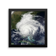 Load image into Gallery viewer, Framed Hurricane Matthew poster - Island Mermaid Tribe