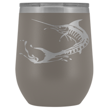 Load image into Gallery viewer, Marlin Laser Engraved Wine Tumbler