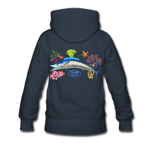 Load image into Gallery viewer, Women’s Wahoo Premium Hoodie - navy