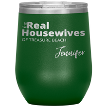 Load image into Gallery viewer, The Real Housewives Wine Tumbler with your location and name - Island Mermaid Tribe