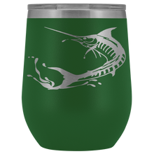 Load image into Gallery viewer, Marlin Laser Engraved Wine Tumbler